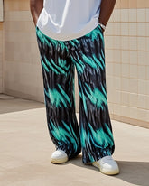 Big Boy's Summer Vintage Print Trousers